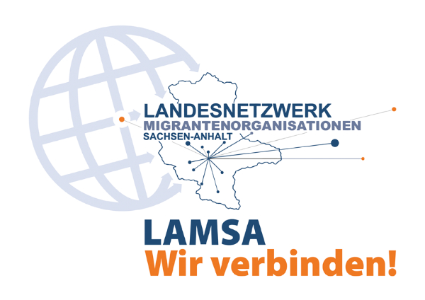 Logo Landesnetzwerk Migrantenorganisation Sachsen Anhalt